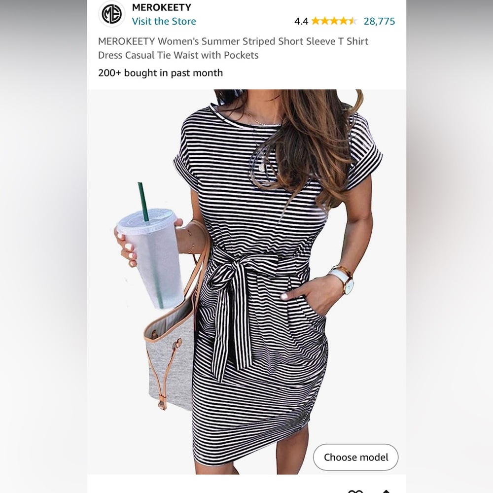 NWOT Amazon dress